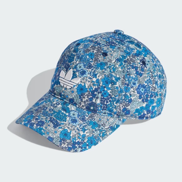 NWT Adidas x Liberty of London Floral Blue Baseball Cap NWT sold out - Picture 3 of 5